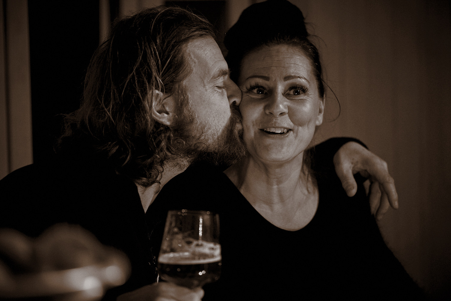 k&auml;rleksfull bild middag